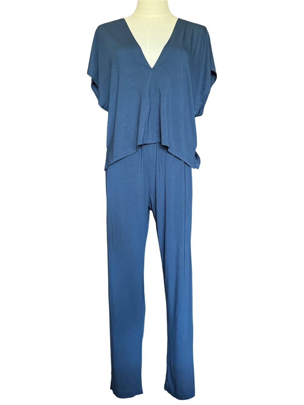 Cosabella Talco XS Navy Lounge Top & Tapered Pants 2 Piece Bundle NWT